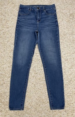 American Eagle Curvy Jegging Jeans Women's Sz 10 Long High Rise Stretch (30x30)