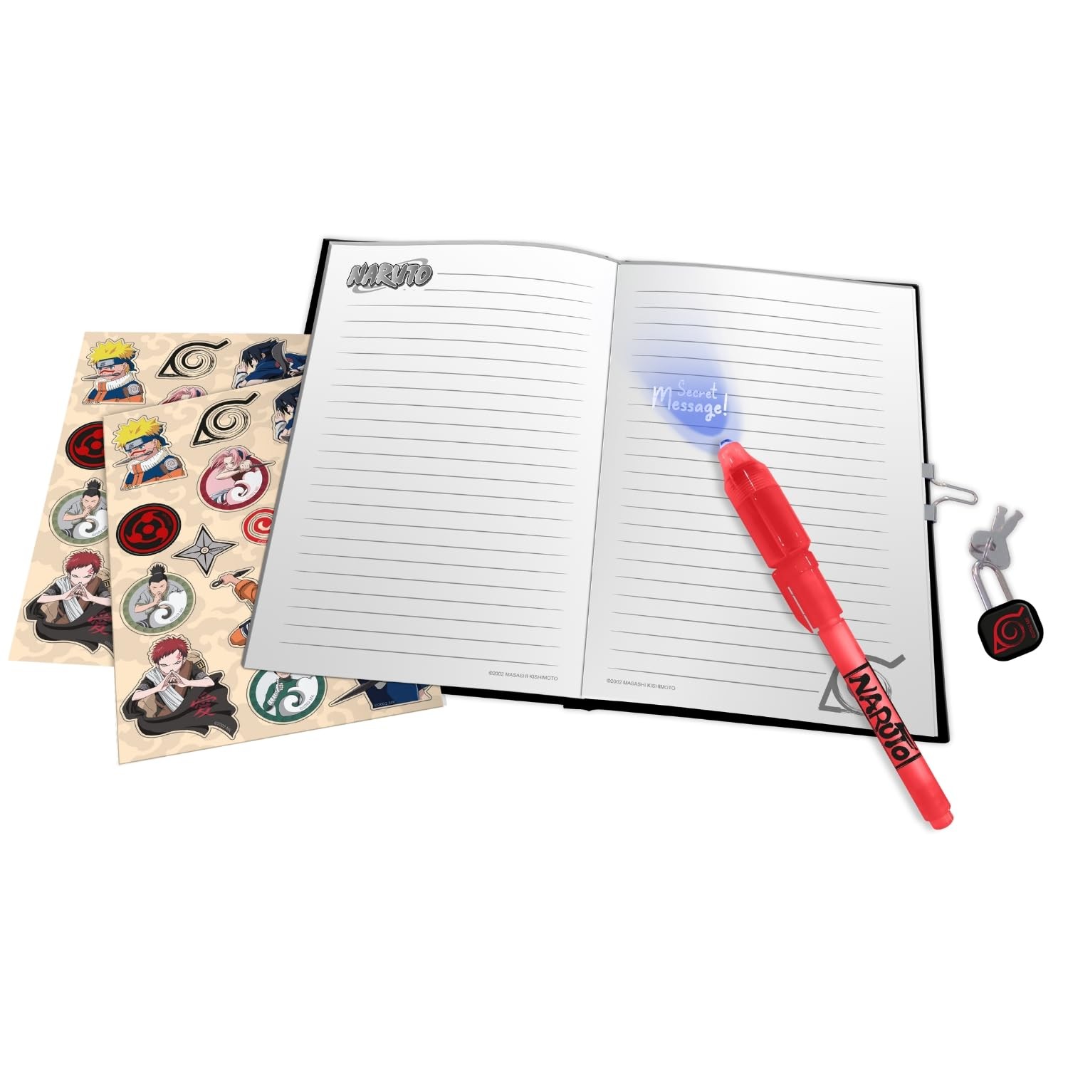 Kids Licensing - Tagebuch mit magischem Stift Naruto Paw Patrol