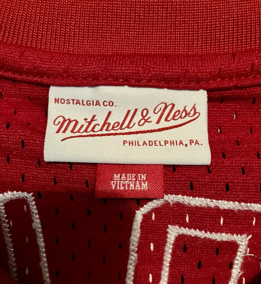 Cincinnati Reds MLB Jersey Barry Larkin Hall Of Fame Cooperstown Mitchell Ness - Image 3 of 4