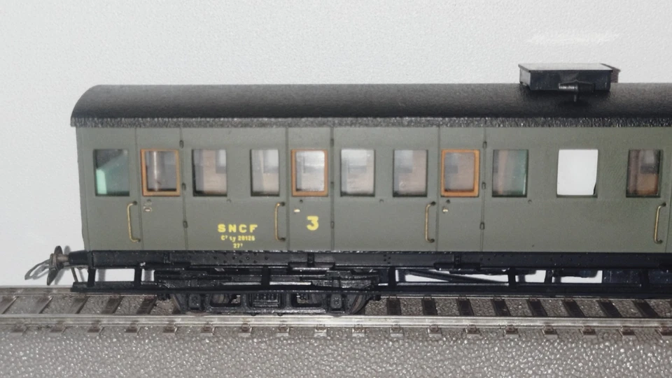 TRAM 2303 HO Voiture 3 Cl SNCF TY NORD ( France Trains  / Jouef Prestige )  1/87 - Imagen 3 de 4