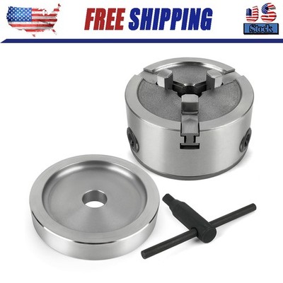 3 Piece Hubless Quick Chuck Adapter Set for 1'' Arbor Brake Lathes 70040 Ammco