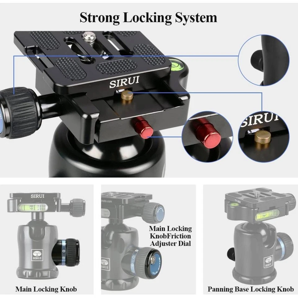 SIRUI K-10 X Cabeza Esférica De Aluminio - Imagen 3 de 4