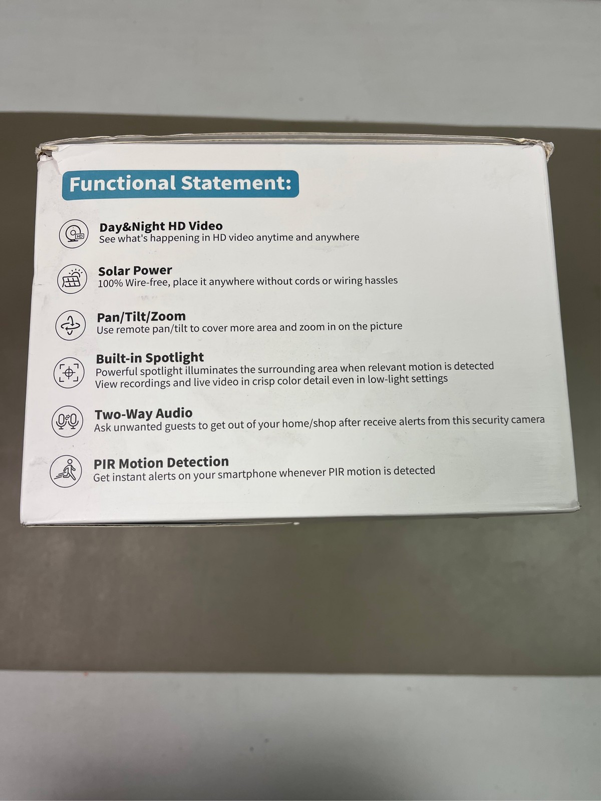 Security Cameras Wireless Outdoor, 2K Color Night Vision, Solar Camera Outdoor 3