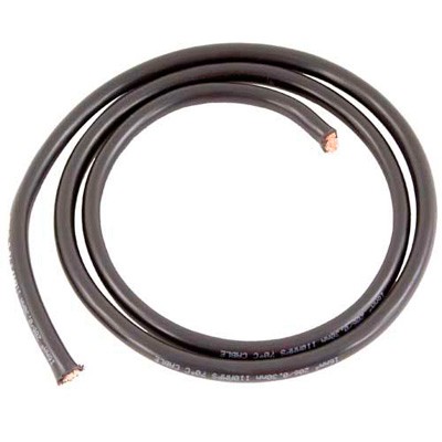 JJC Motorsport Batteriekabel (12-24 V) Meterware - Schwarz / Standard 110 Amp