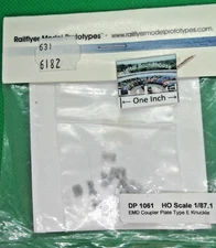 Railflyer Model Prototypes HO #1061 EMD Coupler Plates, Type E, Knuckle