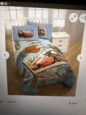 Disney Cars Lightning McQueen Kids Full Sheet Set - Ultra-Soft 4Piece Bedding