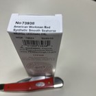 CASE XX  #73938 AMERICAN WORKMAN RED SYNTHETIC SMOOTH SEAHORSE WHITTLER CS — photo 6