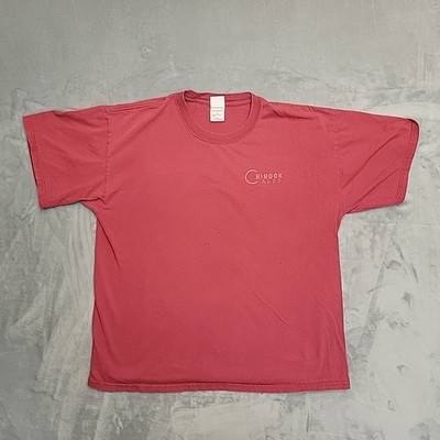 Chinook Ales Shirt Men XL Red Pacific Northwest Style Ale Fishing Brewery Gorp