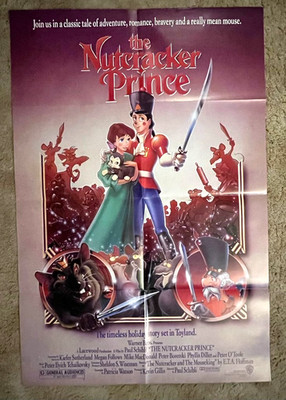 The Nutcracker Prince 1990 Movie Poster 27x40.5 Animation Kiefer Sutherland