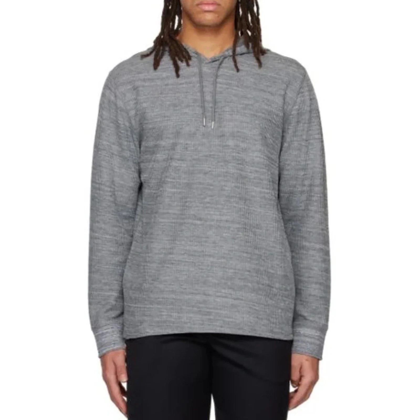 NWT VINCE Grey Thermal Hoodie - size small