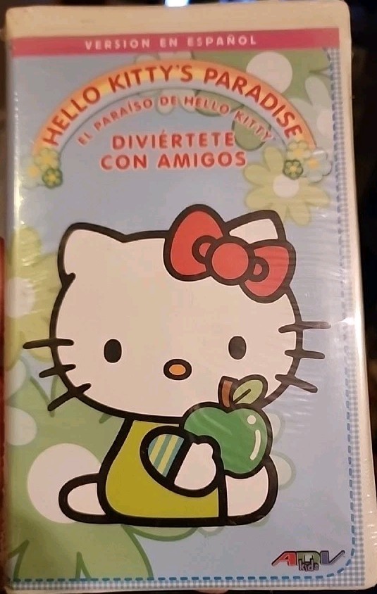 El Paraiso De Hello Kitty Diviertete Con Amigos VHS RARE Hello Kitty Spanish NEW