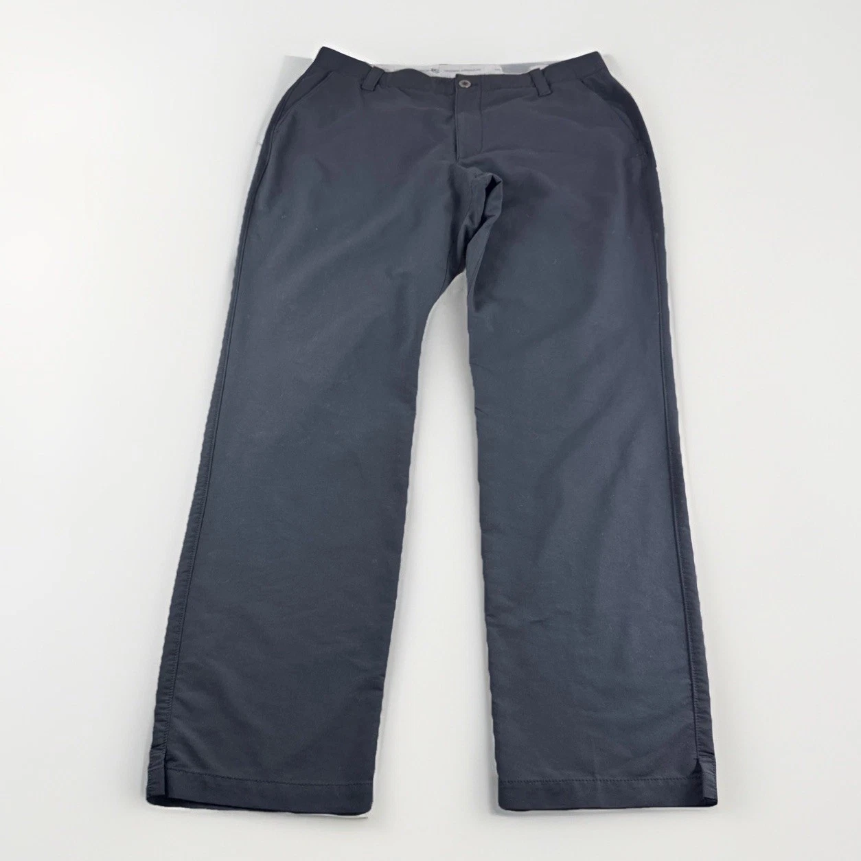 Under Armour Pants Mens 38x32 Black Golf Performance Chino Slacks Preppy Casual