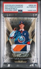 Matthew Schaefer Signed Black Diamond Premium Relic PSA/DNA Rookie Patch Auto