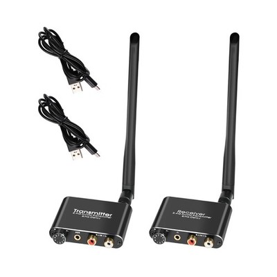 2,4G Audio  Adapter TX & RX 50M Lan Audio Extender Splitter D5F51369