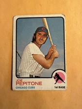 1973 Topps - High Number Joe Pepitone #580 Chicago Cubs