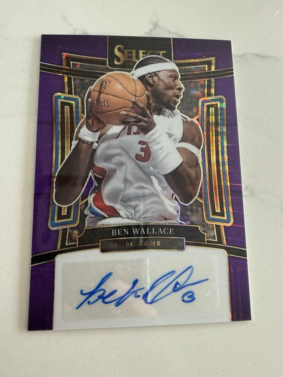 Ben Wallace Basketball Autographed Sports Trading Cards