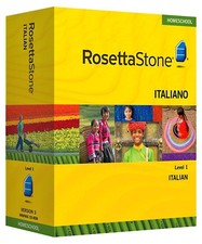 Rosetta Stone Homeschool Italian Level 1 including Audio Companion
