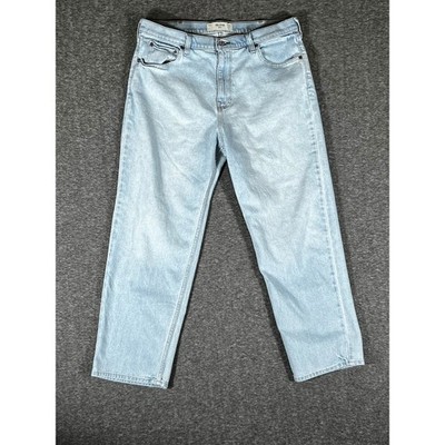 Hollister Baggy Jeans Men 38x32 Light Wash Actual (38x31) Relaxed Fit Skater Y2K
