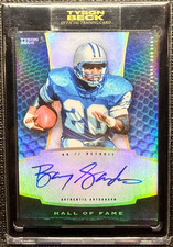 🏈 Barry Sanders - 2/10 - Auto - 2024 Tyson Beck Hall of Fame - Rainbow Foil