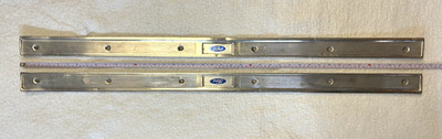 72-79 FORD RANCHERO GT GRAN TORINO DOOR SILL PLATE SET,TWO,ORIGINAL,LH/RH SIDE:)