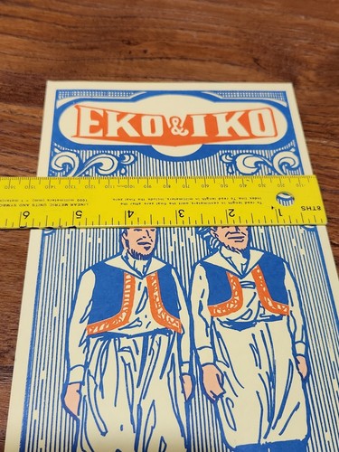 EKO & IKO Men From Mars George DaDEPPO Artwork CIRCUS Paper Mini Banner FLYER - Picture 7 of 7