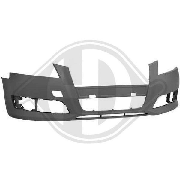 1X StoßFäNger Diederichs 1032050 FüR Audi Vorne FüR Fahrzeuge Ohne Einparkhilfe-image