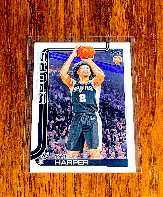 Dylan Harper 2025 Topps #202⭐️⭐⭐Rookie Card RC⭐⭐⭐San Antonio Spurs⭐⭐⭐#2 Pick NBA