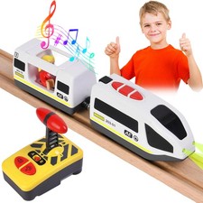 Elektrische Eisenbahn Kunststoff Set 20.5cm Realistischer Zug Lok für Kinder