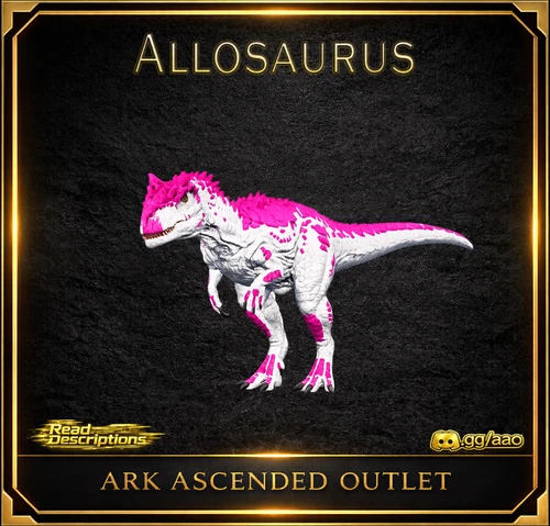 Allosaurus-Allo- Ark Survival Ascended-Top Stat-Dino-ASA PVE Xbox/PC/PS5-AAO