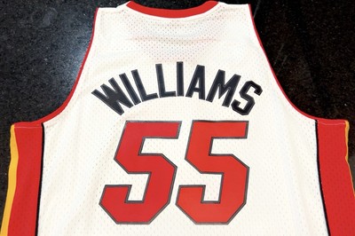 Miami Heat Jason Williams #55 Mitchell & Ness White 2005/06 NBA
