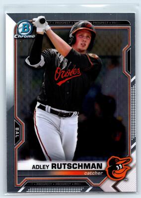 Adley Rutschman 2021 Bowman Chrome Prospects Baltimore Orioles