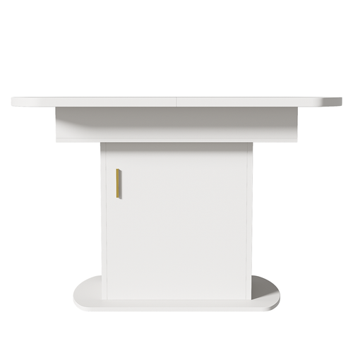 Esstisch --weiß - ausziehbar 130cm bis 130 cm Esszimmertisch Küchentisch - Bild 9 von 15