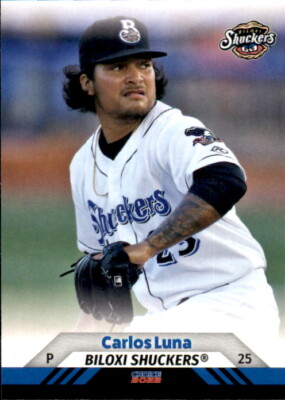 2022 Biloxi Shuckers Choice #18 Carlos Luna Las Tablas Panama - NM Baseball Card