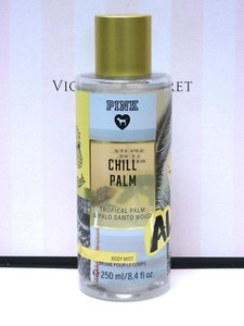 Details About Victorias Secret Pink Chill Palm Body Mist Splash 84 Fl Oz Tropical Palm Wood