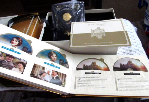 Downton Abbey: Complete Limited Edition Collector's Set w/ Coasters Pull Bell - Picture 8 of 11