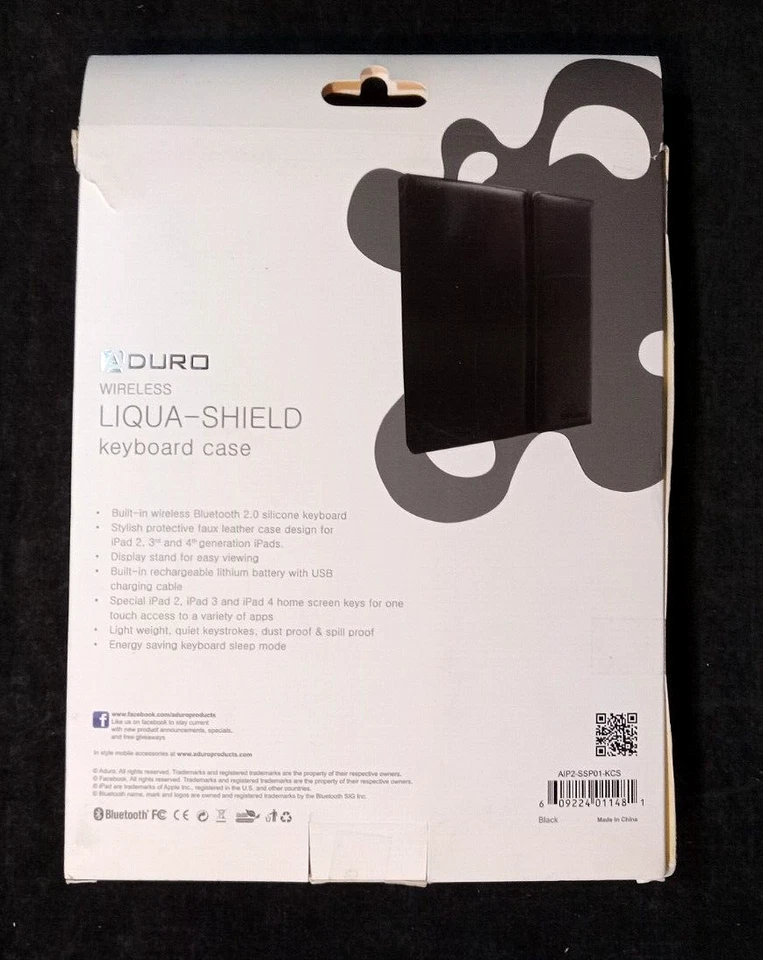 ADURO Liqua Shield Wireless Keyboard Case Ipad Built In Bluetooth - Image 2 of 2