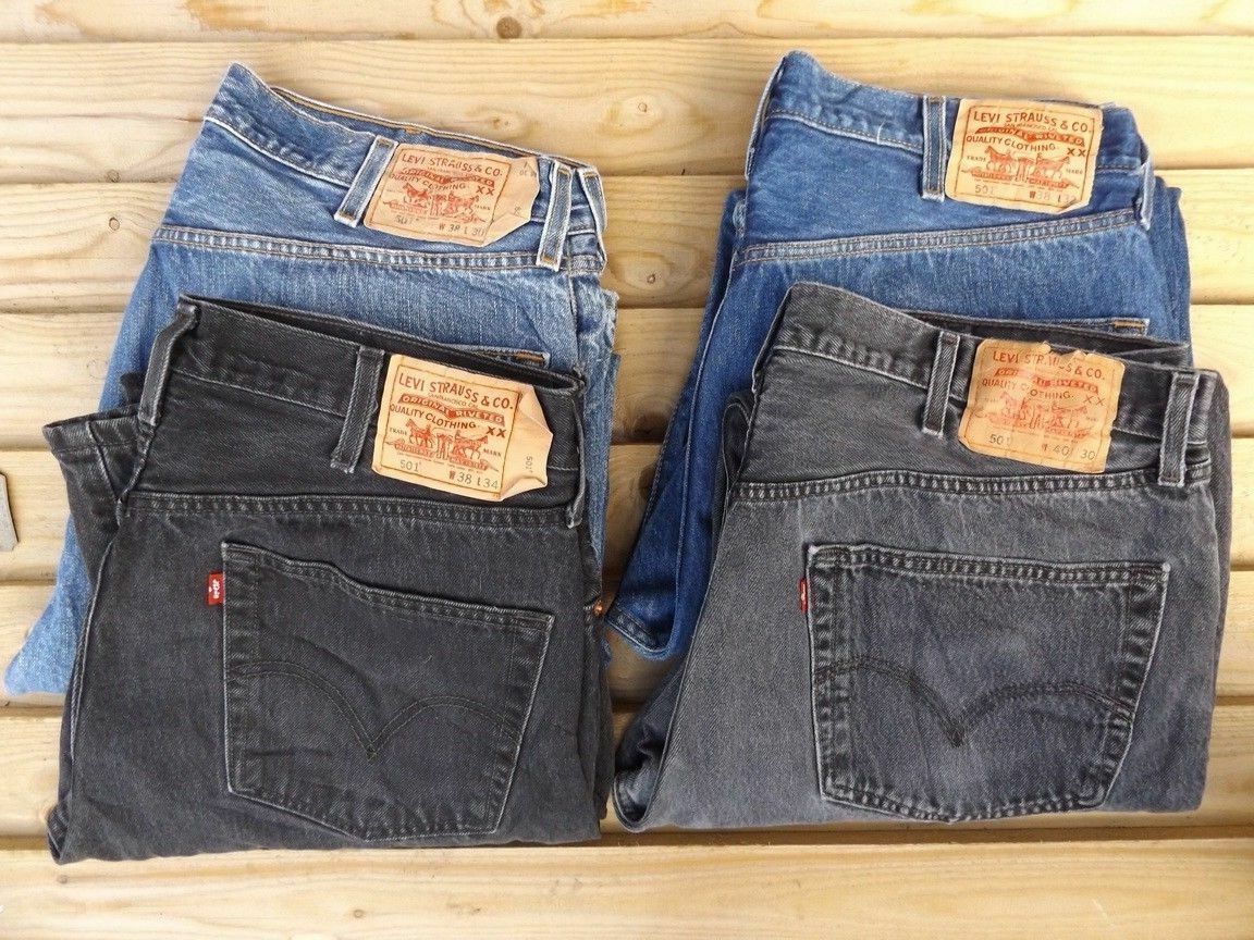 Men`s Vintage Levi`s 501 Jeans Grade A Minus Waist 30 31 32 33 34