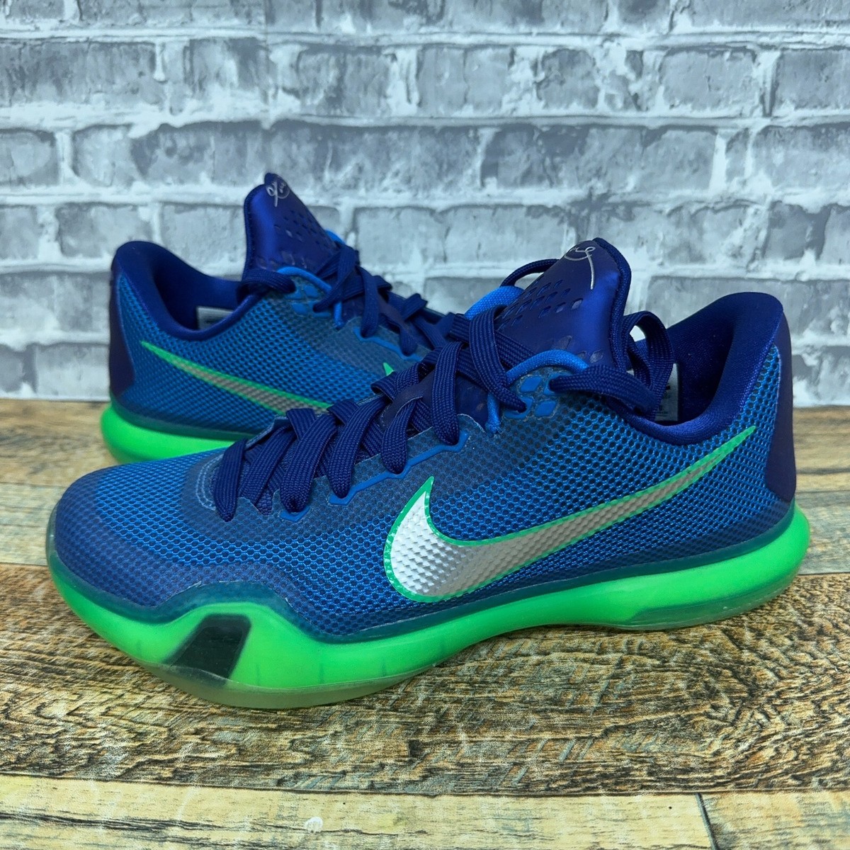 Nike Kobe 10 X 5 AM Flight Blue Lagoon Basketball Shoes 705317-403