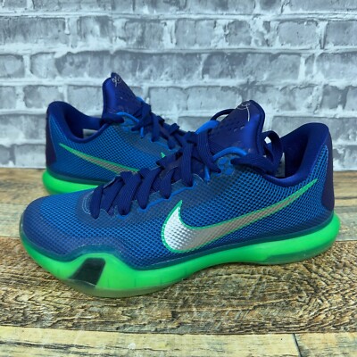 Nike Kobe 10 X AM Flight Blue Lagoon Basketball Shoes 705317
