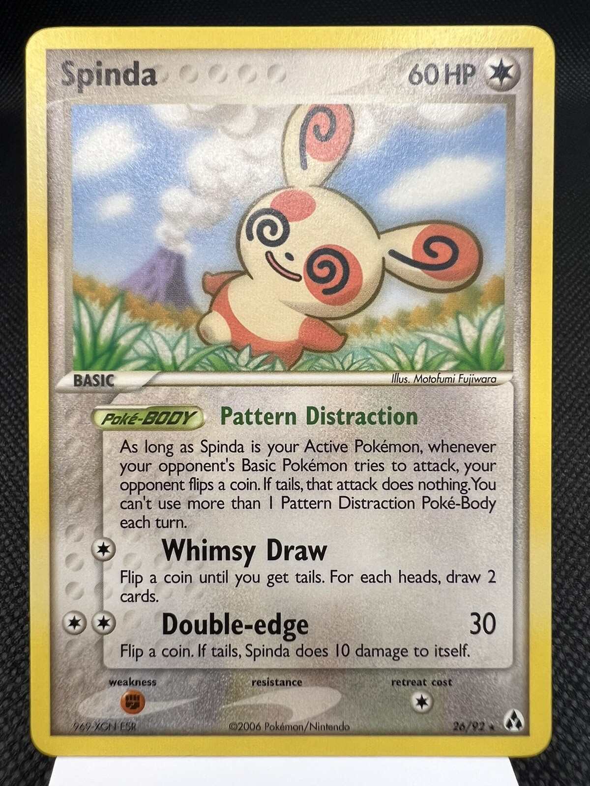 Spinda 26/92 - Rare - EX Legend Maker Pokemon Card MINT