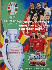 Topps Match Attax UEFA EURO 2024 Base Cards Portugal Scotland Italy #ITA to #TUR