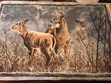 "Winter whispers" deer outdoor Panel By Wilmington Prints Fabric Sewing Quilt