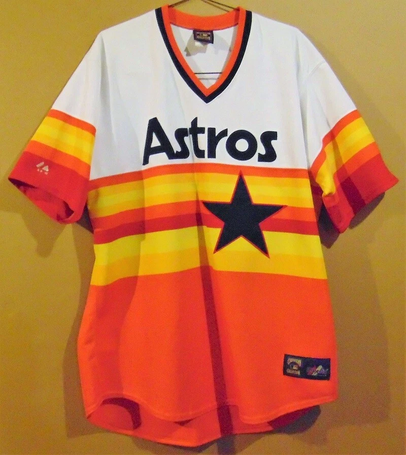 HOUSTON ASTROS COOPERSTOWN COLLECTION “RAINBOW” STYLE JERSEY