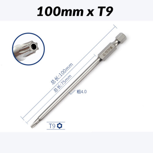 Long Reach Torx Star Hex Security Bit Set Tamper Proof Screwdriver Bit Hole - Picture 42 of 65