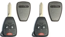 X2 Remote Head Key Shell for Dodge  3 Button Removable Blade A+ Quality