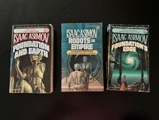 Foundation and Earth Robots Empire + Isaac Asimov 1st 1970  Fair to Good P3