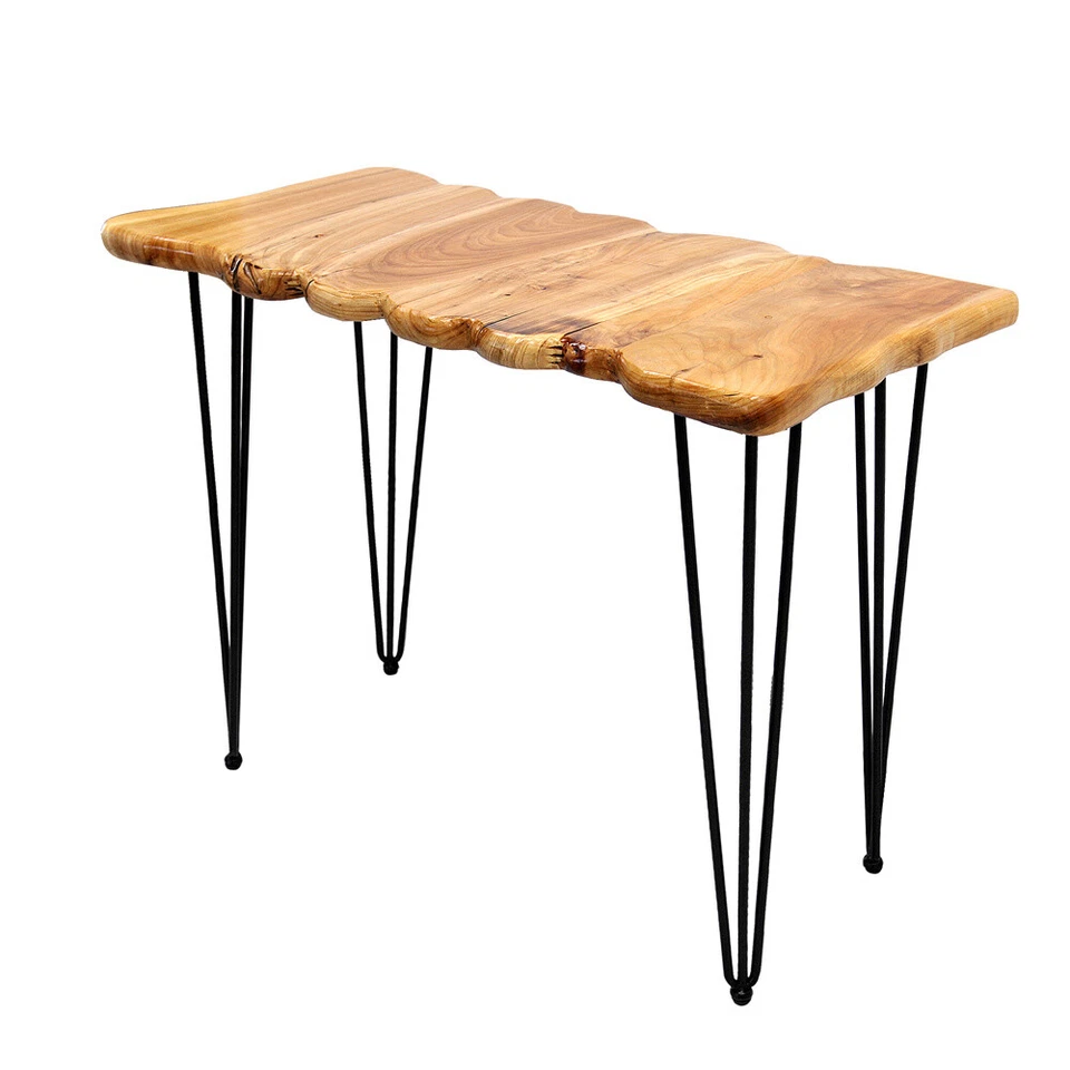 HST 6" - 30" Coffee Table Metal Hairpin Legs Iron Bar Black Set of 4 for DIY - Image 3 of 4