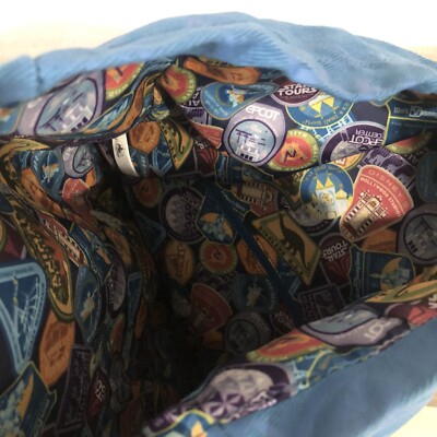 Walt Disney World Disney Parks Blue Backpack w/ Park Patches