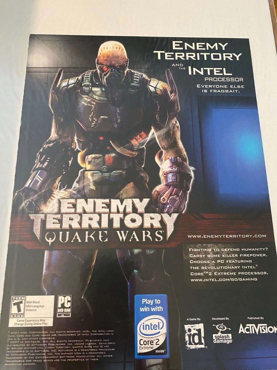 ポスター　クエイク　ウォーズ　Quake Wars　ETQW Enemy Territory: Quake Wars (Limited Collector's Edition