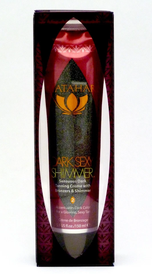 CREMA MATAHARI "DARK SEXY SHIMMER" con BRONCEADORES, 5.1Z - NUEVA - $45. ¡VALOR MINORISTA!! Foto 2 de 3
